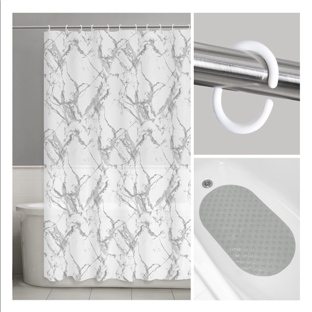 🔸🔸🔸BRAND NEW🔸🔸🔸🔸14 piece shower curtain set